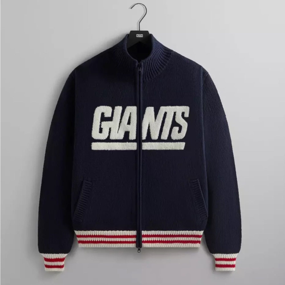 NWT Kith & '47 for the NFL: NY Giants Wyona Full Zip Jacket KHM032663-413 Sz M